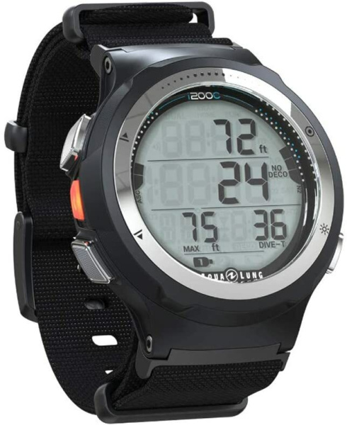 Компьютер наручный i200C, ремешок NATO (black)